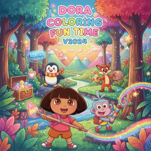 Dora Coloring Fun Time v2024