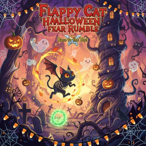 Flappy Cat Halloween Fear Rumble