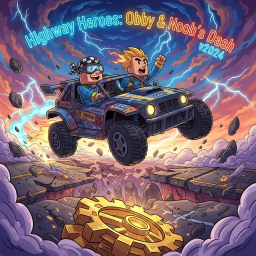 Highway Heroes: Obby & Noob's Dash v2024